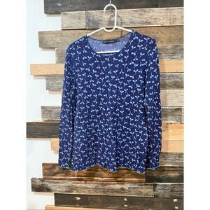 Gudrun Sjödén long-sleeve top boho lagenlook size Medium